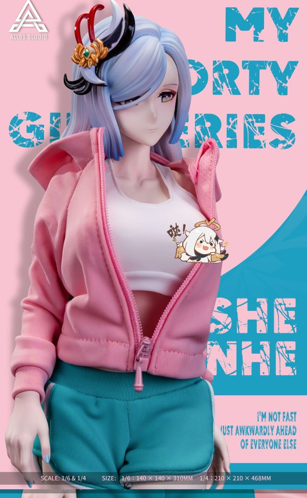 【售罄展示追加請私訊客服@toystationtw】原神 運動系女友 小姨申鶴 X Atlas Studio 動漫,模型,玩具,gk,玩驛,火影,手辦,海賊,死神,航海王,獵人,阿拉蕾,七大罪,七龍珠,寶可夢,神奇寶貝,哥吉拉,宮崎駿,迪士尼,灌籃高手,鬼滅之日刃,一拳超人,蠟筆小新,咒術,鏈鋸人,進擊的巨人,妖精尾巴,我的英雄學院,我英,鋼鍊,鋼之煉金術師,新世紀福音戰士,EVA,間諜家家酒,Re0,漫威,dc,集美#hex#tsume#prime1#queen#tes#xm#野獸國#壽屋#數碼寶貝