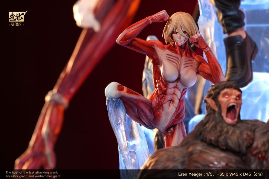 【售罄展示追加請私訊客服@toystationtw】進擊的巨人 巨人系列第一彈！《艾倫王座》 X 造化工作室 動漫,模型,玩具,gk,玩驛,火影,手辦,海賊,死神,航海王,獵人,阿拉蕾,七大罪,七龍珠,寶可夢,神奇寶貝,哥吉拉,宮崎駿,迪士尼,灌籃高手,鬼滅之日刃,一拳超人,蠟筆小新,咒術,鏈鋸人,進擊的巨人,妖精尾巴,我的英雄學院,我英,鋼鍊,鋼之煉金術師,新世紀福音戰士,EVA,間諜家家酒,Re0,漫威,dc,集美#hex#tsume#prime1#queen#tes#xm#野獸國#壽屋#數碼寶貝