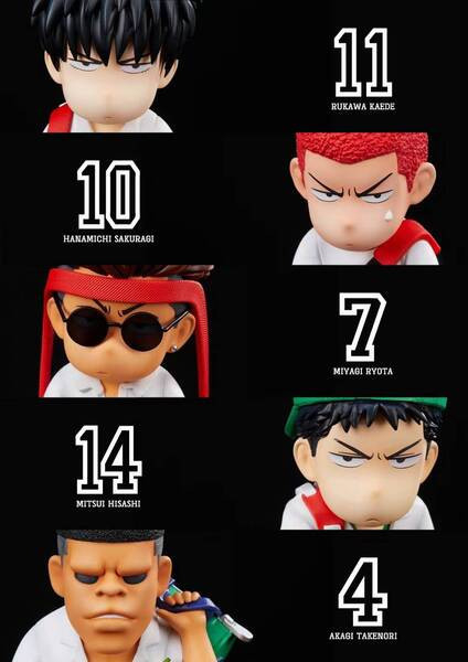 【售罄展示追加請私訊客服@toystationtw】灌籃高手 Q版 灌籃五虎 櫻木 & 流川楓 & 赤木 & 三井 & 宮城  X 無限 動漫,模型,玩具,gk,玩驛,火影,手辦,海賊,死神,航海王,獵人,阿拉蕾,七大罪,七龍珠,寶可夢,神奇寶貝,哥吉拉,宮崎駿,迪士尼,灌籃高手,鬼滅之日刃,一拳超人,蠟筆小新,咒術,鏈鋸人,進擊的巨人,妖精尾巴,我的英雄學院,我英,鋼鍊,鋼之煉金術師,新世紀福音戰士,EVA,間諜家家酒,Re0,漫威,dc,集美#hex#tsume#prime1#queen#tes#xm#野獸國#壽屋#數碼寶貝