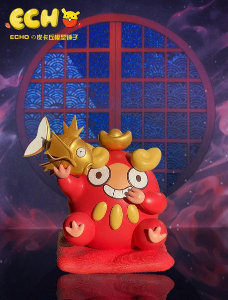 【售罄展示追加請私訊客服@toystationtw】寶可夢 喜慶新年系列招財鯉魚王 & 火紅不倒翁 X ECHO 玩驛丨Toy station, GK雕像預購, GK雕像代購, GK雕像現貨, GK雕像修復, 購物網站, 自媒體選物店, 日漫, 美漫, 電影, 電玩IP, 訂製雕像,模型,玩具,gk,玩驛,火影,手辦,海賊,死神,航海王,獵人,阿拉蕾,七大罪,七龍珠,寶可夢,神奇寶貝,哥吉拉,宮崎駿,迪士尼,灌籃高手,鬼滅之日刃,一拳超人,蠟筆小新,咒術,鏈鋸人,進擊的巨人,妖精尾巴,我的英雄學院,鋼鍊,鋼之