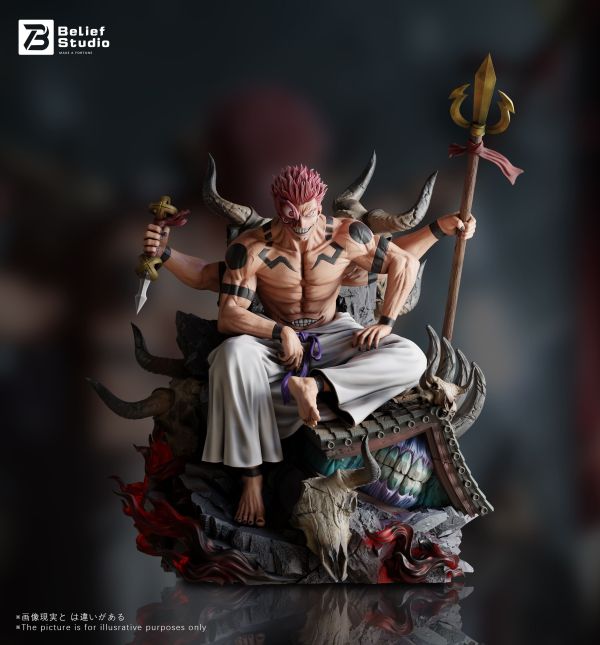 【預購】咒術迴戰 雙版本 咒王四手宿儺 X Belief-Studio 玩驛丨Toy station, GK雕像預購, GK雕像代購, GK雕像現貨, GK雕像修復, 咒術, 咒術迴戰, SCC玩具屋, 玩具給庫, NBA, 瘋公仔, 訂製雕像,模型,伯公仔,gk,玩驛,火影,夜風本舖,海賊,死神,航海王,獵人,阿拉蕾,七大罪,七龍珠,寶可夢,神奇寶貝,哥吉拉,宮崎駿,迪士尼,灌籃高手,鬼滅之刃,一拳超人,蠟筆小新,咒術,鏈鋸人,進擊的巨人,乙骨,我英