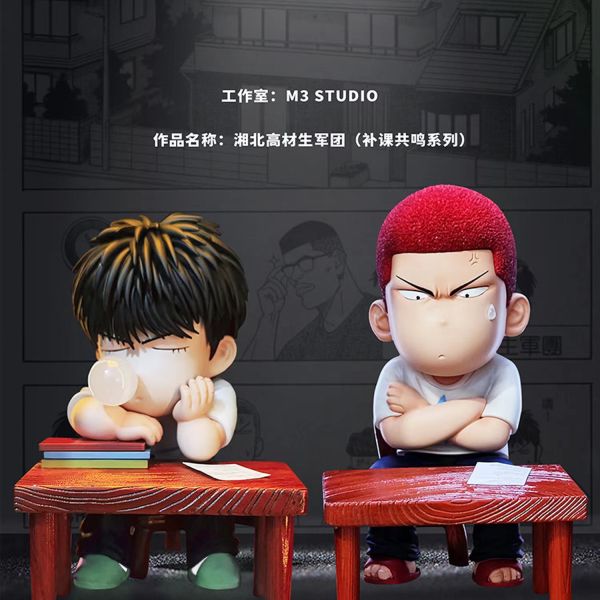 【售罄展示追加請私訊客服@toystationtw】灌籃高手 Q版 湘北補考軍團 櫻木花道 流川楓 潮玩 GK 手辦 雕像 X M3工作室 動漫,模型,玩具,gk,玩驛,火影,手辦,海賊,死神,航海王,獵人,阿拉蕾,七大罪,七龍珠,寶可夢,神奇寶貝,哥吉拉,宮崎駿,迪士尼,灌籃高手,鬼滅之日刃,一拳超人,蠟筆小新,咒術,鏈鋸人,進擊的巨人,妖精尾巴,我的英雄學院,我英,鋼鍊,鋼之煉金術師,新世紀福音戰士,EVA,間諜家家酒,Re0,漫威,dc,集美#hex#tsume#prime1#queen#tes#xm#野獸國#壽屋#數碼寶貝
