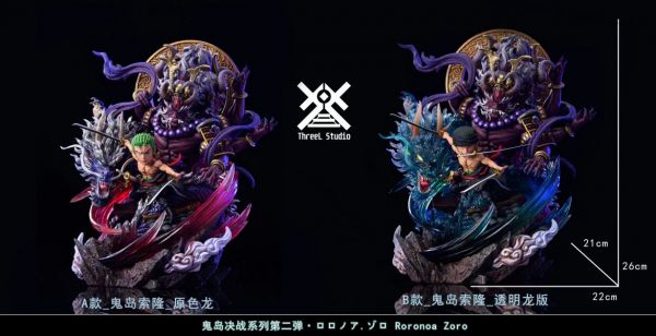 【售罄展示追加請私訊客服@toystationtw】海賊王 鬼島決戰系列第二彈 阿修羅覺醒索隆 X ThreeL #動漫#模型#玩具#gk#玩驛#火影#手辦#海賊#死神#航海王#獵人#阿拉蕾#七大罪#七龍珠#寶可夢#神奇寶貝#哥吉拉#宮崎駿#迪士尼#灌籃高手#鬼滅之日刃#一拳超人#蠟筆小新#咒術#鏈鋸人#進擊的巨人#妖精尾巴#我的英雄學院#我英#鋼鍊#鋼之煉金術師#新世紀福音戰士#EVA#間諜家家酒#Re0#漫威#dc#集美#hex#tsume#prime1#queen#tes#xm#野獸國#壽屋#數碼寶貝