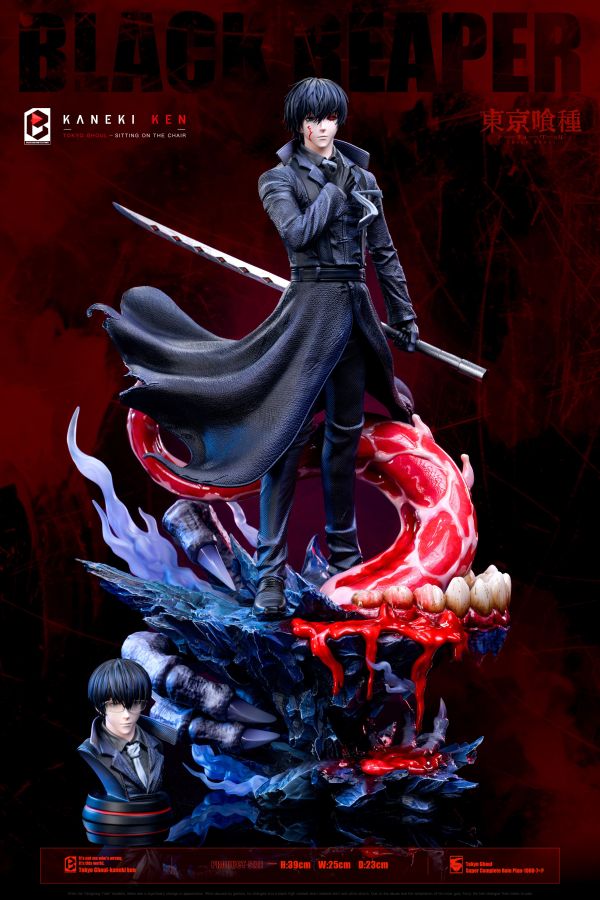【預購】東京喰種 CCG最強戰力 黑色死神 金木研 X Black and White(BW) 玩驛丨Toy station, GK雕像預購, GK雕像代購, GK雕像現貨, GK雕像修復, 咒術, 咒術迴戰, SCC玩具屋, 玩具給庫, NBA, 瘋公仔, 訂製雕像,模型,伯公仔,gk,玩驛,火影,夜風本舖,海賊,死神,航海王,獵人,阿拉蕾,七大罪,七龍珠,寶可夢,神奇寶貝,哥吉拉,宮崎駿,迪士尼,灌籃高手,鬼滅之刃,一拳超人,蠟筆小新,咒術,鏈鋸人,進擊的巨人,乙骨,我英