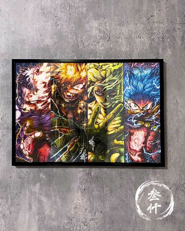 【預購】我的英雄學院《更に向こうへ》裝飾畫 X 3000painring繪製 玩驛丨Toy station, GK雕像預購, GK雕像代購, GK雕像現貨, GK雕像修復, 咒術, 咒術迴戰, SCC玩具屋, 玩具給庫, NBA, 瘋公仔, 訂製雕像,模型,伯公仔,gk,玩驛,火影,夜風本舖,海賊,死神,航海王,獵人,阿拉蕾,七大罪,七龍珠,寶可夢,神奇寶貝,哥吉拉,宮崎駿,迪士尼,灌籃高手,鬼滅之刃,一拳超人,蠟筆小新,咒術,鏈鋸人,進擊的巨人,乙骨,我英