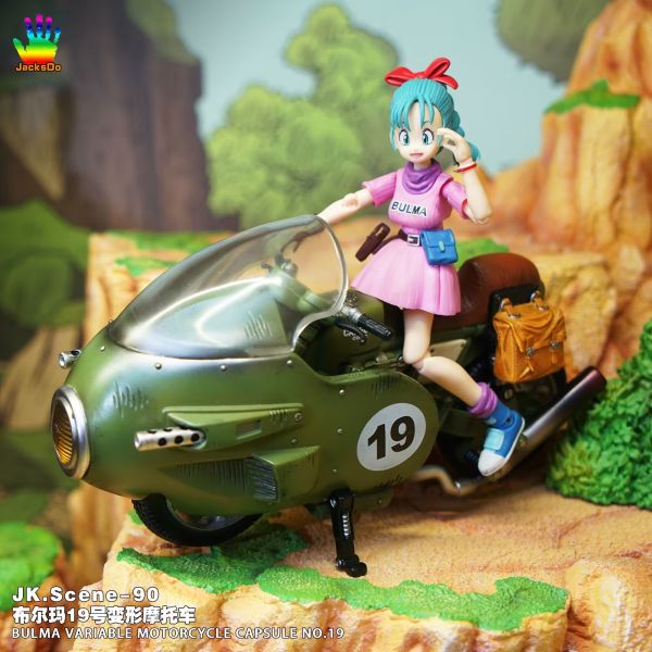【售罄展示追加請私訊客服@toystationtw】七龍珠 布爾瑪19號變形摩托車 X JacksDo #動漫#模型#玩具#gk#玩驛#火影#手辦#海賊#死神#航海王#獵人#阿拉蕾#七大罪#七龍珠#寶可夢#神奇寶貝#哥吉拉#宮崎駿#迪士尼#灌籃高手#鬼滅之日刃#一拳超人#蠟筆小新#咒術#鏈鋸人#進擊的巨人#妖精尾巴#我的英雄學院#我英#鋼鍊#鋼之煉金術師#新世紀福音戰士#EVA#間諜家家酒#Re0#漫威#dc#集美#hex#tsume#prime1#queen#tes#xm#野獸國#壽屋#數碼寶貝