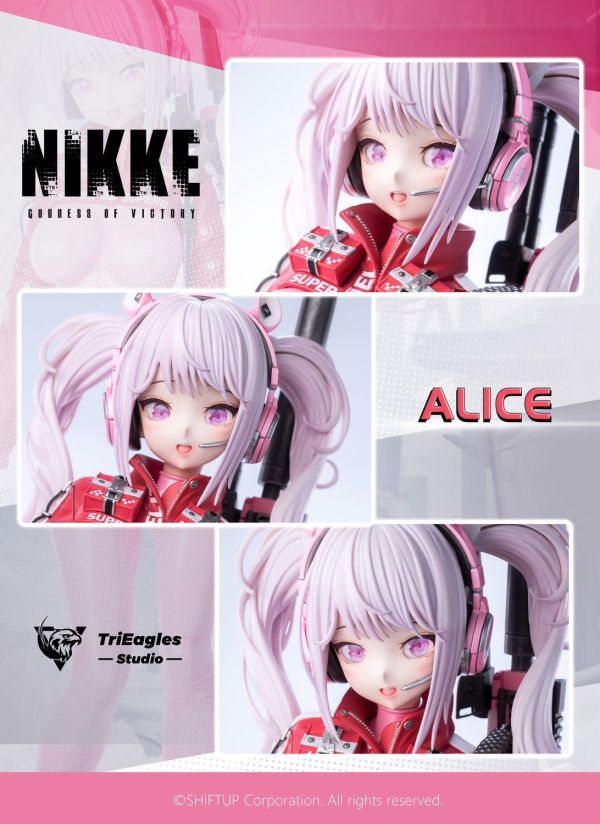 【代購】勝利女神: 妮姬 NIKKE 愛麗絲 ALICE X SHIFT UP & TriEagles Studio 正版授權 玩驛丨Toy station, GK雕像預購, GK雕像代購, GK雕像現貨, GK雕像修復, 咒術, 咒術迴戰, SCC玩具屋, 玩具給庫, NBA, 瘋公仔, 訂製雕像,模型,伯公仔,gk,玩驛,火影,夜風本舖,海賊,死神,航海王,獵人,阿拉蕾,七大罪,七龍珠,寶可夢,神奇寶貝,哥吉拉,宮崎駿,迪士尼,灌籃高手,鬼滅之刃,一拳超人,蠟筆小新,咒術,鏈鋸人,進擊的巨人,乙骨,我英