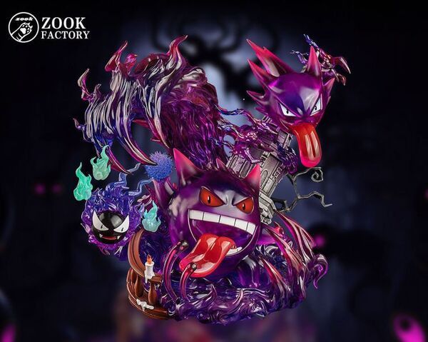 【現貨秒發】寶可夢 (雙比例雙配色) 耿鬼進化組 X ZooK Factory 玩驛丨Toy station, GK雕像預購, GK雕像代購, GK雕像現貨, GK雕像修復, 購物網站, 自媒體選物店, 日漫, 美漫, 電影, 電玩IP, 訂製雕像,模型,玩具,gk,玩驛,火影,手辦,海賊,死神,航海王,獵人,阿拉蕾,七大罪,七龍珠,寶可夢,神奇寶貝,哥吉拉,宮崎駿,迪士尼,灌籃高手,鬼滅之日刃,一拳超人,蠟筆小新,咒術,鏈鋸人,進擊的巨人,妖精尾巴,我的英雄學院,鋼鍊,鋼之
