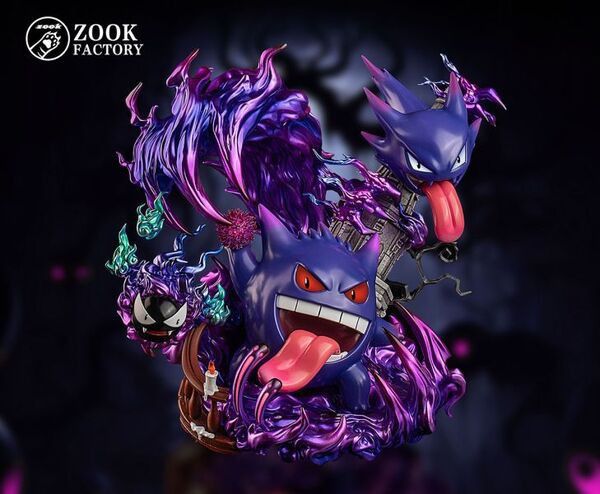 【現貨秒發】寶可夢 (雙比例雙配色) 耿鬼進化組 X ZooK Factory 玩驛丨Toy station, GK雕像預購, GK雕像代購, GK雕像現貨, GK雕像修復, 購物網站, 自媒體選物店, 日漫, 美漫, 電影, 電玩IP, 訂製雕像,模型,玩具,gk,玩驛,火影,手辦,海賊,死神,航海王,獵人,阿拉蕾,七大罪,七龍珠,寶可夢,神奇寶貝,哥吉拉,宮崎駿,迪士尼,灌籃高手,鬼滅之日刃,一拳超人,蠟筆小新,咒術,鏈鋸人,進擊的巨人,妖精尾巴,我的英雄學院,鋼鍊,鋼之