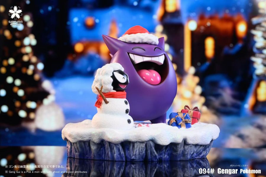 【售罄展示追加請私訊客服@toystationtw】寶可夢 聖誕耿鬼&雪人鬼斯 X 櫻花-Studio 玩驛丨Toy station, GK雕像預購, GK雕像代購, GK雕像現貨, GK雕像修復, 咒術, 咒術迴戰, SCC玩具屋, 玩具給庫, NBA, 瘋公仔, 訂製雕像,模型,伯公仔,gk,玩驛,火影,夜風本舖,海賊,死神,航海王,獵人,阿拉蕾,七大罪,七龍珠,寶可夢,神奇寶貝,哥吉拉,宮崎駿,迪士尼,灌籃高手,鬼滅之刃,一拳超人,蠟筆小新,咒術,鏈鋸人,進擊的巨人,乙骨,我英