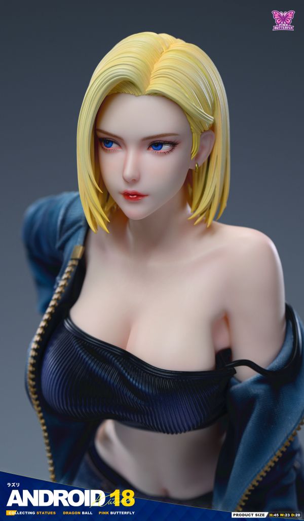【預購】七龍珠 人造人18號 X 粉蝶設計組 玩驛丨Toy station, GK雕像預購, GK雕像代購, GK雕像現貨, GK雕像修復, 咒術, 咒術迴戰, SCC玩具屋, 玩具給庫, NBA, 瘋公仔, 訂製雕像,模型,伯公仔,gk,玩驛,火影,夜風本舖,海賊,死神,航海王,獵人,阿拉蕾,七大罪,七龍珠,寶可夢,神奇寶貝,哥吉拉,宮崎駿,迪士尼,灌籃高手,鬼滅之刃,一拳超人,蠟筆小新,咒術,鏈鋸人,進擊的巨人,乙骨,我英