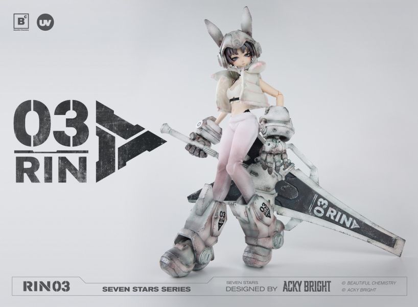 【預購】Seven Stars系列 可動人偶 BC202516 03號RIN X Beautiful Chemistry 玩驛丨Toy station, GK雕像預購, GK雕像代購, GK雕像現貨, GK雕像修復, 咒術, 咒術迴戰, SCC玩具屋, 玩具給庫, NBA, 瘋公仔, 訂製雕像,模型,伯公仔,gk,玩驛,火影,夜風本舖,海賊,死神,航海王,獵人,阿拉蕾,七大罪,七龍珠,寶可夢,神奇寶貝,哥吉拉,宮崎駿,迪士尼,灌籃高手,鬼滅之刃,一拳超人,蠟筆小新,咒術,鏈鋸人,進擊的巨人,乙骨,我英
