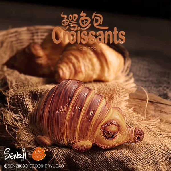 【預購】ZOO美味動物園-鱷魚包（可頌） X SENZII&O1C 動漫,模型,玩具,gk,玩驛,火影,手辦,海賊,死神,航海王,獵人,阿拉蕾,七大罪,七龍珠,寶可夢,神奇寶貝,哥吉拉,宮崎駿,迪士尼,灌籃高手,鬼滅之日刃,一拳超人,蠟筆小新,咒術,鏈鋸人,進擊的巨人,妖精尾巴,我的英雄學院,我英,鋼鍊,鋼之煉金術師,新世紀福音戰士,EVA,間諜家家酒,Re0,漫威,dc,集美#hex#tsume#prime1#queen#tes#xm#野獸國#壽屋#數碼寶貝