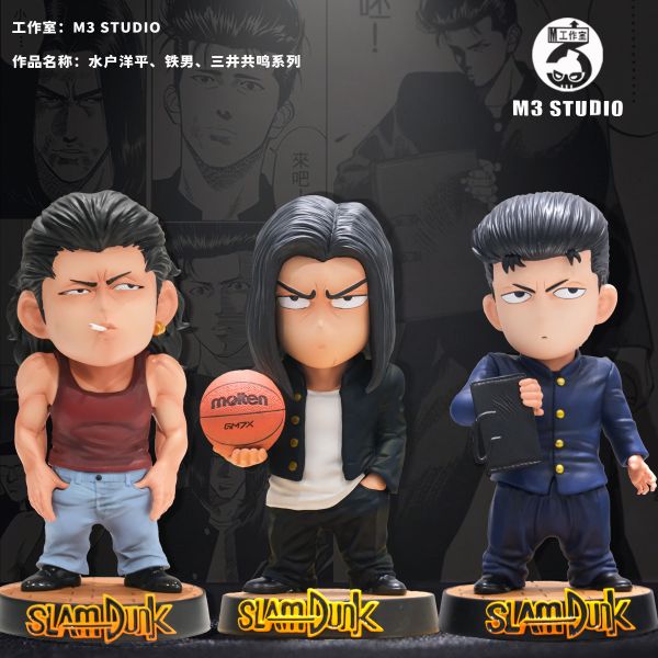 【售罄展示追加請私訊客服@toystationtw】灌籃高手 Q版  水戶洋平  籃球館暴力事件共鳴 潮玩 GK 手辦 雕像 X  M3工作室 #動漫#模型#玩具#gk#玩驛#火影#手辦#海賊#死神#航海王#獵人#阿拉蕾#七大罪#七龍珠#寶可夢#神奇寶貝#哥吉拉#宮崎駿#迪士尼#灌籃高手#鬼滅之日刃#一拳超人#蠟筆小新#咒術#鏈鋸人#進擊的巨人#妖精尾巴#我的英雄學院#我英#鋼鍊#鋼之煉金術師#新世紀福音戰士#EVA#間諜家家酒#Re0#漫威#dc#集美#hex#tsume#prime1#queen#tes#xm#野獸國#壽屋#數碼寶貝