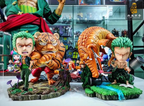 【售罄展示追加請私訊客服@toystationtw】海賊王 MQ038-SD老虎指路索隆 X 品匠萌奇 #動漫#模型#玩具#gk#玩驛#火影#手辦#海賊#死神#航海王#獵人#阿拉蕾#七大罪#七龍珠#寶可夢#神奇寶貝#哥吉拉#宮崎駿#迪士尼#灌籃高手#鬼滅之日刃#一拳超人#蠟筆小新#咒術#鏈鋸人#進擊的巨人#妖精尾巴#我的英雄學院#我英#鋼鍊#鋼之煉金術師#新世紀福音戰士#EVA#間諜家家酒#Re0#漫威#dc#集美#hex#tsume#prime1#queen#tes#xm#野獸國#壽屋#數碼寶貝