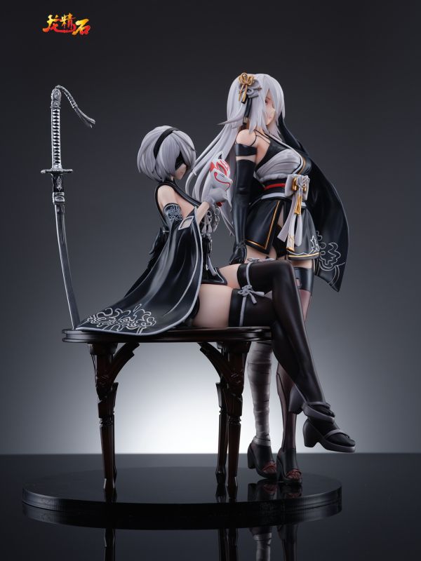 【售罄展示追加請私訊客服@toystationtw】尼爾自動人形 妮姬&尼爾 聯動 2B A2 X 龍精石 動漫,模型,玩具,gk,玩驛,火影,手辦,海賊,死神,航海王,獵人,阿拉蕾,七大罪,七龍珠,寶可夢,神奇寶貝,哥吉拉,宮崎駿,迪士尼,灌籃高手,鬼滅之日刃,一拳超人,蠟筆小新,咒術,鏈鋸人,進擊的巨人,妖精尾巴,我的英雄學院,我英,鋼鍊,鋼之煉金術師,新世紀福音戰士,EVA,間諜家家酒,Re0,漫威,dc,集美#hex#tsume#prime1#queen#tes#xm#野獸國#壽屋#數碼寶貝