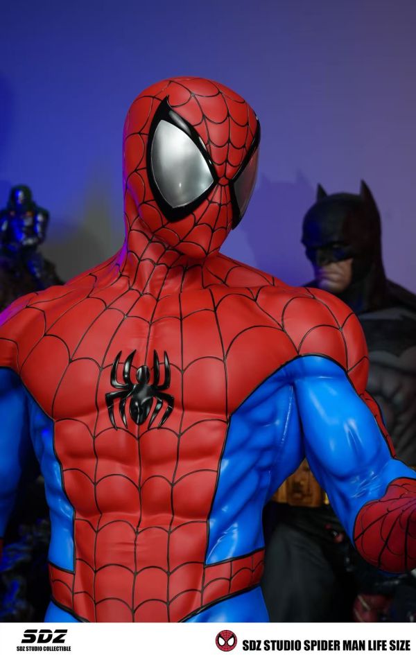 【預購】Marvel漫威 漫畫經典 1/1真實比例-蜘蛛人 X SDZ-Studio 玩驛丨Toy station, GK雕像預購, GK雕像代購, GK雕像現貨, GK雕像修復, 咒術, 咒術迴戰, SCC玩具屋, 玩具給庫, NBA, 瘋公仔, 訂製雕像,模型,伯公仔,gk,玩驛,火影,夜風本舖,海賊,死神,航海王,獵人,阿拉蕾,七大罪,七龍珠,寶可夢,神奇寶貝,哥吉拉,宮崎駿,迪士尼,灌籃高手,鬼滅之刃,一拳超人,蠟筆小新,咒術,鏈鋸人,進擊的巨人,乙骨,我英