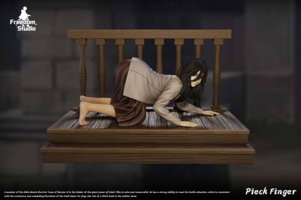 【代購】進擊的巨人 第八彈 趴姿-皮克·芬格爾 X Freedom Studio 玩驛丨Toy station, GK雕像預購, GK雕像代購, GK雕像現貨, GK雕像修復, 咒術, 咒術迴戰, SCC玩具屋, 玩具給庫, NBA, 瘋公仔, 訂製雕像,模型,伯公仔,gk,玩驛,火影,夜風本舖,海賊,死神,航海王,獵人,阿拉蕾,七大罪,七龍珠,寶可夢,神奇寶貝,哥吉拉,宮崎駿,迪士尼,灌籃高手,鬼滅之刃,一拳超人,蠟筆小新,咒術,鏈鋸人,進擊的巨人,乙骨,我英