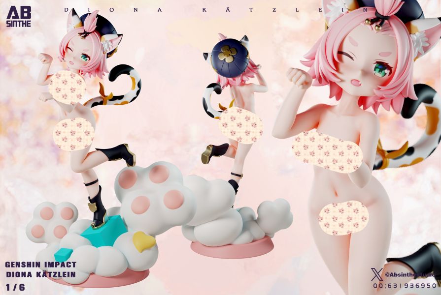 【售罄展示追加請私訊客服@toystationtw】原神 貓耳少女——【迪奧娜·凱茨萊茵】X ABsinthe Studio 動漫,模型,玩具,gk,玩驛,火影,手辦,海賊,死神,航海王,獵人,阿拉蕾,七大罪,七龍珠,寶可夢,神奇寶貝,哥吉拉,宮崎駿,迪士尼,灌籃高手,鬼滅之日刃,一拳超人,蠟筆小新,咒術,鏈鋸人,進擊的巨人,妖精尾巴,我的英雄學院,我英,鋼鍊,鋼之煉金術師,新世紀福音戰士,EVA,間諜家家酒,Re0,漫威,dc,野獸國,hex,tsume,prime1,queen,tes,xm,迪士尼,壽屋,數碼寶貝