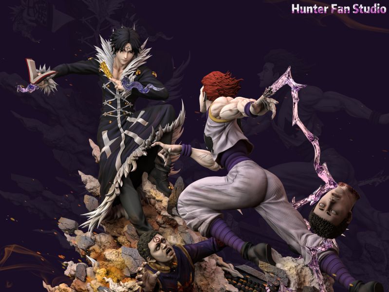 【現貨秒發】獵人 對戰系列 團長庫洛洛vs西索 雕像gk X HUNTER FAN STUDIO 玩驛丨Toy station, GK雕像預購, GK雕像代購, GK雕像現貨, GK雕像修復, 購物網站, 自媒體選物店, 日漫, 美漫, 電影, 電玩IP, 訂製雕像,模型,玩具,gk,玩驛,火影,手辦,海賊,死神,航海王,獵人,阿拉蕾,七大罪,七龍珠,寶可夢,神奇寶貝,哥吉拉,宮崎駿,迪士尼,灌籃高手,鬼滅之日刃,一拳超人,蠟筆小新,咒術,鏈鋸人,進擊的巨人,妖精尾巴,我的英雄學院,鋼鍊,鋼之