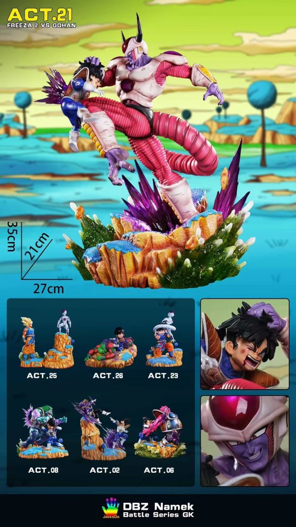 【售罄展示追加請私訊客服@toystationtw】七龍珠 那美克星篇 共鳴系列GK雕像 第七彈 弗利薩2vs悟飯 X JacksDo #動漫#模型#玩具#gk#玩驛#火影#手辦#海賊#死神#航海王#獵人#阿拉蕾#七大罪#七龍珠#寶可夢#神奇寶貝#哥吉拉#宮崎駿#迪士尼#灌籃高手#鬼滅之日刃#一拳超人#蠟筆小新#咒術#鏈鋸人#進擊的巨人#妖精尾巴#我的英雄學院#我英#鋼鍊#鋼之煉金術師#新世紀福音戰士#EVA#間諜家家酒#Re0#漫威#dc#集美#hex#tsume#prime1#queen#tes#xm#野獸國#壽屋#數碼寶貝