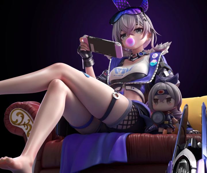 【代購】崩壞星穹鐵道 銀狼 X 哈基米（ハキミ）-Studio 玩驛丨Toy station, GK雕像預購, GK雕像代購, GK雕像現貨, GK雕像修復, 咒術, 咒術迴戰, SCC玩具屋, 玩具給庫, 希模型, 瘋公仔, 訂製雕像,模型,伯公仔,gk,玩驛,火影,夜風本舖,海賊,死神,航海王,獵人,阿拉蕾,七大罪,七龍珠,寶可夢,神奇寶貝,哥吉拉,宮崎駿,迪士尼,灌籃高手,鬼滅之日刃,一拳超人,蠟筆小新,咒術,鏈鋸人,進擊的巨人,乙骨,我英