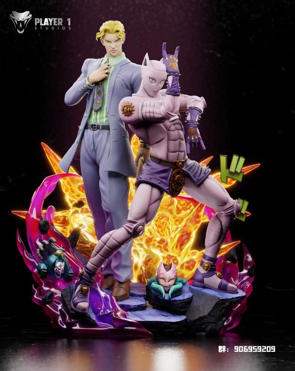 【預購】JoJo的奇妙冒險 吉良吉影&殺手皇后 X 頭號玩家工作室 玩驛丨Toy station, GK雕像預購, GK雕像代購, GK雕像現貨, GK雕像修復, 咒術, 咒術迴戰, SCC玩具屋, 玩具給庫, NBA, 瘋公仔, 訂製雕像,模型,伯公仔,gk,玩驛,火影,夜風本舖,海賊,死神,航海王,獵人,阿拉蕾,七大罪,七龍珠,寶可夢,神奇寶貝,哥吉拉,宮崎駿,迪士尼,灌籃高手,鬼滅之刃,一拳超人,蠟筆小新,咒術,鏈鋸人,進擊的巨人,乙骨,我英
