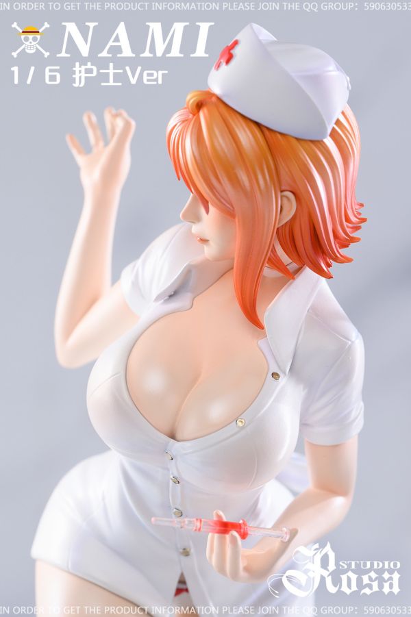 【售罄展示追加請私訊客服@toystationtw】海賊王 護士小姐姐 娜美 X Rosa Studio 動漫,模型,玩具,gk,玩驛,火影,手辦,海賊,死神,航海王,獵人,阿拉蕾,七大罪,七龍珠,寶可夢,神奇寶貝,哥吉拉,宮崎駿,迪士尼,灌籃高手,鬼滅之日刃,一拳超人,蠟筆小新,咒術,鏈鋸人,進擊的巨人,妖精尾巴,我的英雄學院,我英,鋼鍊,鋼之煉金術師,新世紀福音戰士,EVA,間諜家家酒,Re0,漫威,dc,集美#hex#tsume#prime1#queen#tes#xm#野獸國#壽屋#數碼寶貝