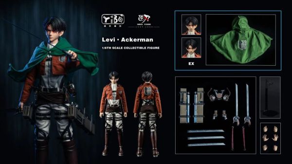 【售罄展示追加請私訊客服@toystationtw】進擊的巨人 兵人利威爾·阿克曼(Levi·Ackerman) X 奕博玩模(YIBO TOYS)&逆刃工作室(Niren Studio) 動漫,模型,玩具,gk,玩驛,火影,手辦,海賊,死神,航海王,獵人,阿拉蕾,七大罪,七龍珠,寶可夢,神奇寶貝,哥吉拉,宮崎駿,迪士尼,灌籃高手,鬼滅之日刃,一拳超人,蠟筆小新,咒術,鏈鋸人,進擊的巨人,妖精尾巴,我的英雄學院,我英,鋼鍊,鋼之煉金術師,新世紀福音戰士,EVA,間諜家家酒,Re0,漫威,dc,集美#hex#tsume#prime1#queen#tes#xm#野獸國#壽屋#數碼寶貝