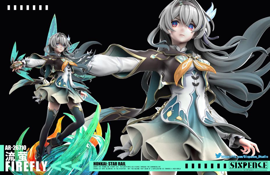 【售罄展示追加請私訊客服@toystationtw】崩壞星穹鐵道 流螢 X 六便士工作室 玩驛丨Toy station, GK雕像預購, GK雕像代購, GK雕像現貨, GK雕像修復, 咒術, 咒術迴戰, SCC玩具屋, 玩具給庫, NBA, 瘋公仔, 訂製雕像,模型,伯公仔,gk,玩驛,火影,夜風本舖,海賊,死神,航海王,獵人,阿拉蕾,七大罪,七龍珠,寶可夢,神奇寶貝,哥吉拉,宮崎駿,迪士尼,灌籃高手,鬼滅之刃,一拳超人,蠟筆小新,咒術,鏈鋸人,進擊的巨人,乙骨,我英