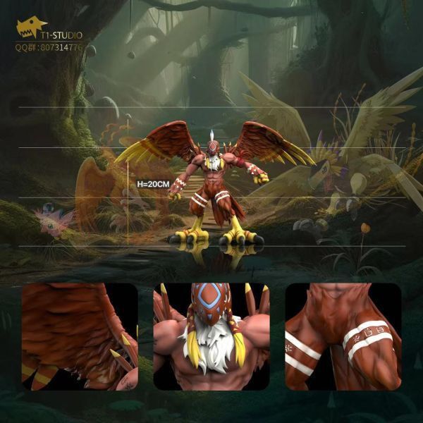 【售罄展示追加請私訊客服@toystationtw】數碼寶貝 大冒險Medium系列 伽樓達獸 X T1 玩驛丨Toy station, GK雕像預購, GK雕像代購, GK雕像現貨, GK雕像修復, 購物網站, 自媒體選物店, 日漫, 美漫, 電影, 電玩IP, 訂製雕像,模型,玩具,gk,玩驛,火影,手辦,海賊,死神,航海王,獵人,阿拉蕾,七大罪,七龍珠,寶可夢,神奇寶貝,哥吉拉,宮崎駿,迪士尼,灌籃高手,鬼滅之日刃,一拳超人,蠟筆小新,咒術,鏈鋸人,進擊的巨人,妖精尾巴,我的英雄學院,鋼鍊,鋼之