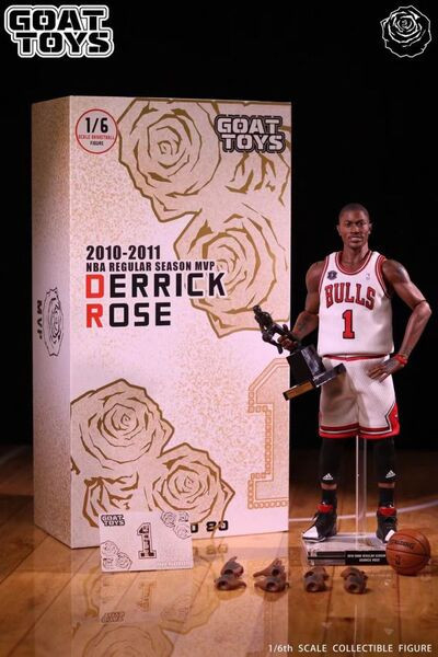 【售罄展示追加請私訊客服@toystationtw】NBA 可動人偶公牛隊 Derrick Rose羅斯MVP套裝 飆風玫瑰 X Goat Toys 玩驛丨Toy station, GK雕像預購, GK雕像代購, GK雕像現貨, GK雕像修復, 咒術, 咒術迴戰, SCC玩具屋, 玩具給庫, NBA, 瘋公仔, 訂製雕像,模型,伯公仔,gk,玩驛,火影,夜風本舖,海賊,死神,航海王,獵人,阿拉蕾,七大罪,七龍珠,寶可夢,神奇寶貝,哥吉拉,宮崎駿,迪士尼,灌籃高手,鬼滅之刃,一拳超人,蠟筆小新,咒術,鏈鋸人,進擊的巨人,乙骨,我英