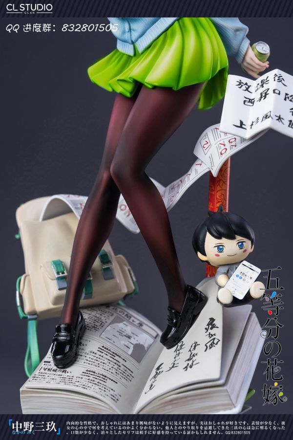【預購】五等分的新娘 第一彈 中野三玖 X CL-Studio 玩驛丨Toy station, GK雕像預購, GK雕像代購, GK雕像現貨, GK雕像修復, 咒術, 咒術迴戰, SCC玩具屋, 玩具給庫, NBA, 瘋公仔, 訂製雕像,模型,伯公仔,gk,玩驛,火影,夜風本舖,海賊,死神,航海王,獵人,阿拉蕾,七大罪,七龍珠,寶可夢,神奇寶貝,哥吉拉,宮崎駿,迪士尼,灌籃高手,鬼滅之刃,一拳超人,蠟筆小新,咒術,鏈鋸人,進擊的巨人,乙骨,我英