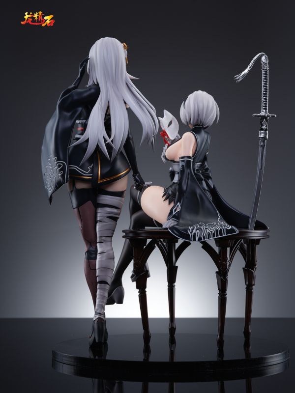 【售罄展示追加請私訊客服@toystationtw】尼爾自動人形 妮姬&尼爾 聯動 2B A2 X 龍精石 動漫,模型,玩具,gk,玩驛,火影,手辦,海賊,死神,航海王,獵人,阿拉蕾,七大罪,七龍珠,寶可夢,神奇寶貝,哥吉拉,宮崎駿,迪士尼,灌籃高手,鬼滅之日刃,一拳超人,蠟筆小新,咒術,鏈鋸人,進擊的巨人,妖精尾巴,我的英雄學院,我英,鋼鍊,鋼之煉金術師,新世紀福音戰士,EVA,間諜家家酒,Re0,漫威,dc,集美#hex#tsume#prime1#queen#tes#xm#野獸國#壽屋#數碼寶貝