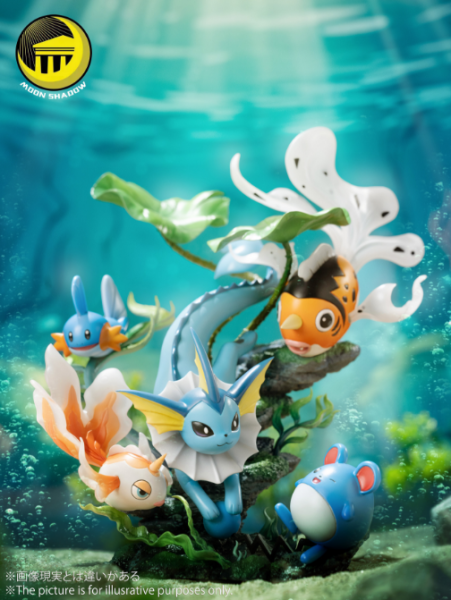 【售罄展示追加請私訊客服@toystationtw】寶可夢 自然系列 水伊布 角金魚 金魚王 水躍魚 瑪力露自然場景 X 月影殿 玩驛丨Toy station, GK雕像預購, GK雕像代購, GK雕像現貨, GK雕像修復, 咒術, 咒術迴戰, SCC玩具屋, 玩具給庫, NBA, 瘋公仔, 訂製雕像,模型,伯公仔,gk,玩驛,火影,夜風本舖,海賊,死神,航海王,獵人,阿拉蕾,七大罪,七龍珠,寶可夢,神奇寶貝,哥吉拉,宮崎駿,迪士尼,灌籃高手,鬼滅之刃,一拳超人,蠟筆小新,咒術,鏈鋸人,進擊的巨人,乙骨,我英