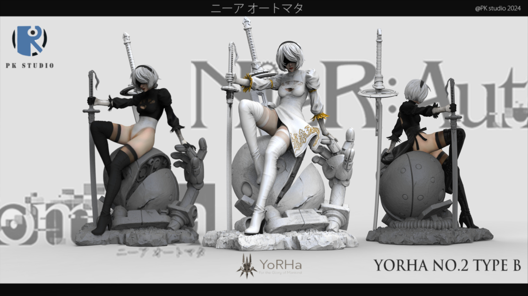 【預購】尼爾自動人形 2B 寄葉二號B型 X PK studio 玩驛丨Toy station, GK雕像預購, GK雕像代購, GK雕像現貨, GK雕像修復, 咒術, 咒術迴戰, SCC玩具屋, 玩具給庫, NBA, 瘋公仔, 訂製雕像,模型,伯公仔,gk,玩驛,火影,夜風本舖,海賊,死神,航海王,獵人,阿拉蕾,七大罪,七龍珠,寶可夢,神奇寶貝,哥吉拉,宮崎駿,迪士尼,灌籃高手,鬼滅之刃,一拳超人,蠟筆小新,咒術,鏈鋸人,進擊的巨人,乙骨,我英