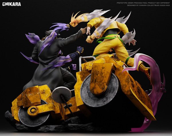 【售罄展示追加請私訊客服@toystationtw】JOJO的奇妙冒險 星塵鬥士宿敵之戰 空條承太郎 vs 迪奧·布蘭度 X CHIKARA力量 玩驛丨Toy station, GK雕像預購, GK雕像代購, GK雕像現貨, GK雕像修復, 購物網站, 自媒體選物店, SCC玩具屋, 玩具給庫, 希模型, 瘋公仔, 訂製雕像,模型,伯公仔,gk,玩驛,火影,夜風本舖,海賊,死神,航海王,獵人,EnterBay,七大罪,七龍珠,寶可夢,神奇寶貝,哥吉拉,宮崎駿,迪士尼,灌籃高手,鬼滅之日刃,一拳超人,蠟筆小新,咒術,鏈鋸人,進擊的巨人,妖精尾