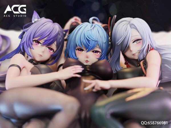 【售罄展示追加請私訊客服@toystationtw】原神 三人躺姿床系列 (雙版本) 甘雨 & 申鶴 & 雷電將軍 X ACG 玩驛丨Toy station, GK雕像預購, GK雕像代購, GK雕像現貨, GK雕像修復, 購物網站, 自媒體選物店, 日漫, 美漫, 電影, 電玩IP, 訂製雕像,模型,玩具,gk,玩驛,火影,手辦,海賊,死神,航海王,獵人,阿拉蕾,七大罪,七龍珠,寶可夢,神奇寶貝,哥吉拉,宮崎駿,迪士尼,灌籃高手,鬼滅之日刃,一拳超人,蠟筆小新,咒術,鏈鋸人,進擊的巨人,妖精尾巴,我的英雄學院,鋼鍊,鋼之
