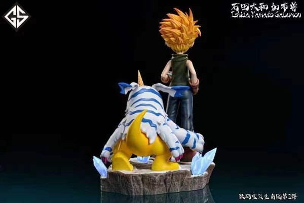 【售罄展示追加請私訊客服@toystationtw】數碼寶貝 主角共鳴系列第二彈  石田大和 & 加布獸 X GS 玩驛丨Toy station, GK雕像預購, GK雕像代購, GK雕像現貨, GK雕像修復, 購物網站, 自媒體選物店, SCC玩具屋, 玩具給庫, 希模型, 瘋公仔, 訂製雕像,模型,伯公仔,gk,玩驛,火影,夜風本舖,海賊,死神,航海王,獵人,EnterBay,七大罪,七龍珠,寶可夢,神奇寶貝,哥吉拉,宮崎駿,迪士尼,灌籃高手,鬼滅之日刃,一拳超人,蠟筆小新,咒術,鏈鋸人,進擊的巨人,妖精尾