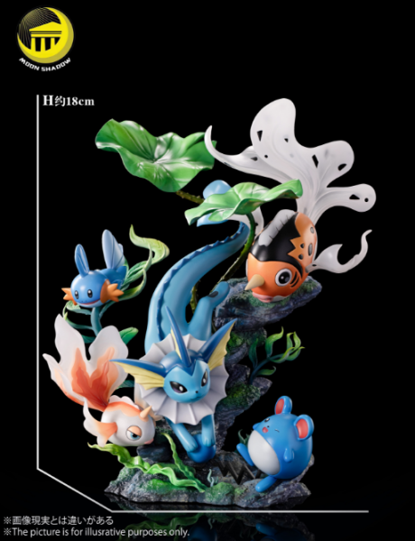 【售罄展示追加請私訊客服@toystationtw】寶可夢 自然系列 水伊布 角金魚 金魚王 水躍魚 瑪力露自然場景 X 月影殿 玩驛丨Toy station, GK雕像預購, GK雕像代購, GK雕像現貨, GK雕像修復, 咒術, 咒術迴戰, SCC玩具屋, 玩具給庫, NBA, 瘋公仔, 訂製雕像,模型,伯公仔,gk,玩驛,火影,夜風本舖,海賊,死神,航海王,獵人,阿拉蕾,七大罪,七龍珠,寶可夢,神奇寶貝,哥吉拉,宮崎駿,迪士尼,灌籃高手,鬼滅之刃,一拳超人,蠟筆小新,咒術,鏈鋸人,進擊的巨人,乙骨,我英