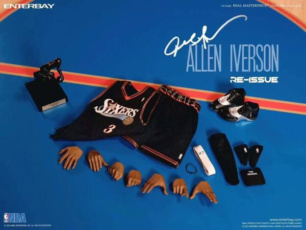 【售罄展示追加請私訊客服@toystationtw】NBA 系列 戰神 Allen Iverson艾倫·艾佛森 蠟像級人偶 限量復刻版 X Enterbay 正版授權 動漫,模型,玩具,gk,玩驛,火影,手辦,海賊,死神,航海王,獵人,阿拉蕾,七大罪,七龍珠,寶可夢,神奇寶貝,哥吉拉,宮崎駿,迪士尼,灌籃高手,鬼滅之日刃,一拳超人,蠟筆小新,咒術,鏈鋸人,進擊的巨人,妖精尾巴,我的英雄學院,我英,鋼鍊,鋼之煉金術師,新世紀福音戰士,EVA,間諜家家酒,Re0,漫威,dc,集美#hex#tsume#prime1#queen#tes#xm#野獸國#壽屋#數碼寶貝