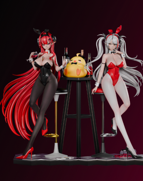 【售罄展示追加請私訊客服@toystationtw】碧藍航線 侍酒兔女郎 興登堡·希爾德加德&歐根親王·薩沃伊 X YS工作室 玩驛丨Toy station, GK雕像預購, GK雕像代購, GK雕像現貨, GK雕像修復, 咒術, 咒術迴戰, SCC玩具屋, 玩具給庫, NBA, 瘋公仔, 訂製雕像,模型,伯公仔,gk,玩驛,火影,夜風本舖,海賊,死神,航海王,獵人,阿拉蕾,七大罪,七龍珠,寶可夢,神奇寶貝,哥吉拉,宮崎駿,迪士尼,灌籃高手,鬼滅之刃,一拳超人,蠟筆小新,咒術,鏈鋸人,進擊的巨人,乙骨,我英