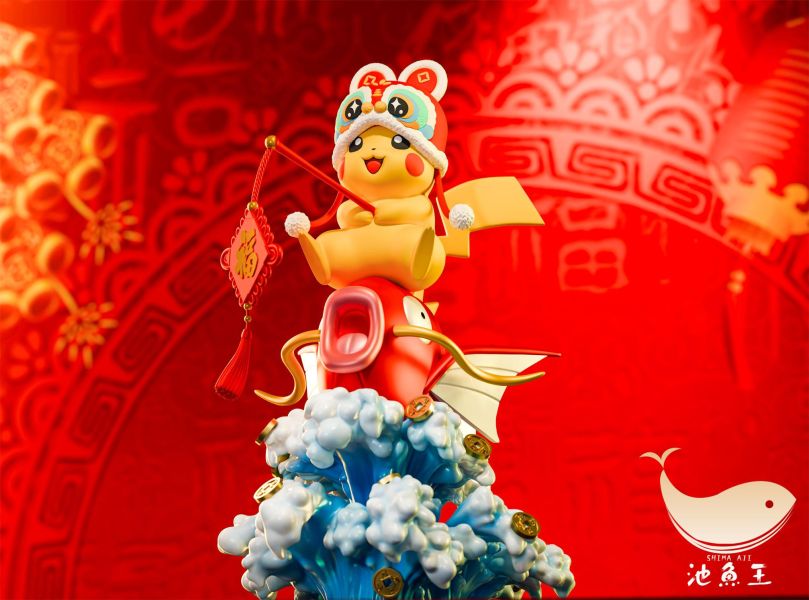 【售罄展示追加請私訊客服@toystationtw】寶可夢 招財送福皮卡丘 X 池魚王工作室 玩驛丨Toy station, GK雕像預購, GK雕像代購, GK雕像現貨, GK雕像修復, 咒術, 咒術迴戰, SCC玩具屋, 玩具給庫, NBA, 瘋公仔, 訂製雕像,模型,伯公仔,gk,玩驛,火影,夜風本舖,海賊,死神,航海王,獵人,阿拉蕾,七大罪,七龍珠,寶可夢,神奇寶貝,哥吉拉,宮崎駿,迪士尼,灌籃高手,鬼滅之刃,一拳超人,蠟筆小新,咒術,鏈鋸人,進擊的巨人,乙骨,我英