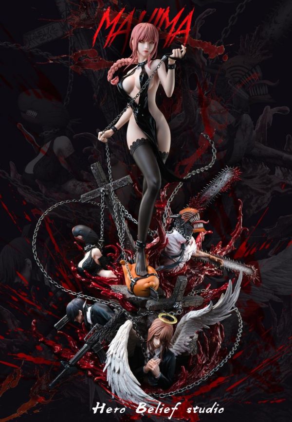 【代購】鏈鋸人 瑪奇瑪 X hero belief studio hb工作室 玩驛丨Toy station, GK雕像預購, GK雕像代購, GK雕像現貨, GK雕像修復, 咒術, 咒術迴戰, SCC玩具屋, 玩具給庫, NBA, 瘋公仔, 訂製雕像,模型,伯公仔,gk,玩驛,火影,夜風本舖,海賊,死神,航海王,獵人,阿拉蕾,七大罪,七龍珠,寶可夢,神奇寶貝,哥吉拉,宮崎駿,迪士尼,灌籃高手,鬼滅之刃,一拳超人,蠟筆小新,咒術,鏈鋸人,進擊的巨人,乙骨,我英