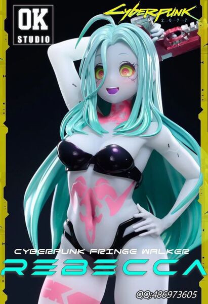 【售罄展示追加請私訊客服@toystationtw】電馭叛客 邊緣行者 瑞貝卡 X OK 動漫,模型,玩具,gk,玩驛,火影,手辦,海賊,死神,航海王,獵人,阿拉蕾,七大罪,七龍珠,寶可夢,神奇寶貝,哥吉拉,宮崎駿,迪士尼,灌籃高手,鬼滅之日刃,一拳超人,蠟筆小新,咒術,鏈鋸人,進擊的巨人,妖精尾巴,我的英雄學院,我英,鋼鍊,鋼之煉金術師,新世紀福音戰士,EVA,間諜家家酒,Re0,漫威,dc,集美#hex#tsume#prime1#queen#tes#xm#野獸國#壽屋#數碼寶貝
