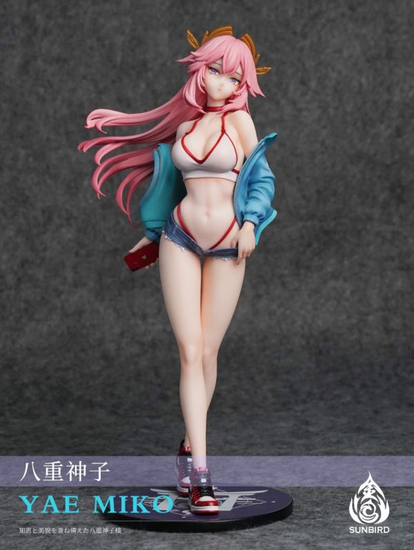 【售罄展示追加請私訊客服@toystationtw】原神 潮服八重神子 X 金烏工作室 動漫,模型,玩具,gk,玩驛,火影,手辦,海賊,死神,航海王,獵人,阿拉蕾,七大罪,七龍珠,寶可夢,神奇寶貝,哥吉拉,宮崎駿,迪士尼,灌籃高手,鬼滅之日刃,一拳超人,蠟筆小新,咒術,鏈鋸人,進擊的巨人,妖精尾巴,我的英雄學院,我英,鋼鍊,鋼之煉金術師,新世紀福音戰士,EVA,間諜家家酒,Re0,漫威,dc,集美#hex#tsume#prime1#queen#tes#xm#野獸國#壽屋#數碼寶貝
