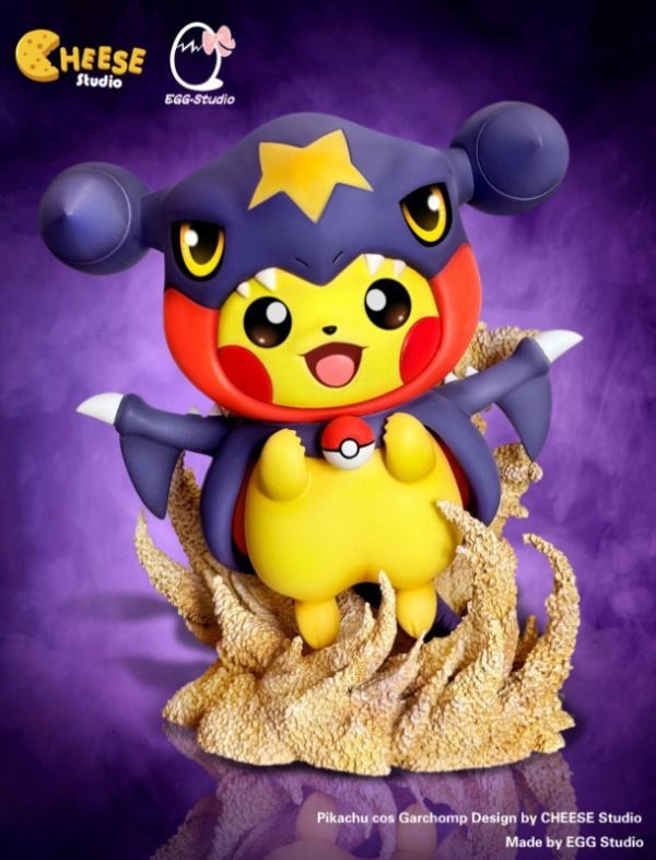 【現貨秒發】寶可夢 皮卡丘 烈咬陸鯊變皮 X CHEESE奶酪 玩驛丨Toy station, GK雕像預購, GK雕像代購, GK雕像現貨, GK雕像修復, 咒術, 咒術迴戰, SCC玩具屋, 玩具給庫, 希模型, 瘋公仔, 訂製雕像,模型,伯公仔,gk,玩驛,火影,夜風本舖,海賊,死神,航海王,獵人,阿拉蕾,七大罪,七龍珠,寶可夢,神奇寶貝,哥吉拉,宮崎駿,迪士尼,灌籃高手,鬼滅之日刃,一拳超人,蠟筆小新,咒術,鏈鋸人,進擊的巨人,乙骨,我英