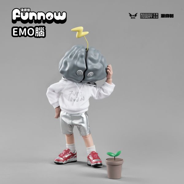 【預購】藝術家戀愛腦（EMO腦） 潮物制 可動人偶 X FUN NOW 動漫,模型,玩具,gk,玩驛,火影,手辦,海賊,死神,航海王,獵人,阿拉蕾,七大罪,七龍珠,寶可夢,神奇寶貝,哥吉拉,宮崎駿,迪士尼,灌籃高手,鬼滅之日刃,一拳超人,蠟筆小新,咒術,鏈鋸人,進擊的巨人,妖精尾巴,我的英雄學院,我英,鋼鍊,鋼之煉金術師,新世紀福音戰士,EVA,間諜家家酒,Re0,漫威,dc,集美#hex#tsume#prime1#queen#tes#xm#野獸國#壽屋#數碼寶貝
