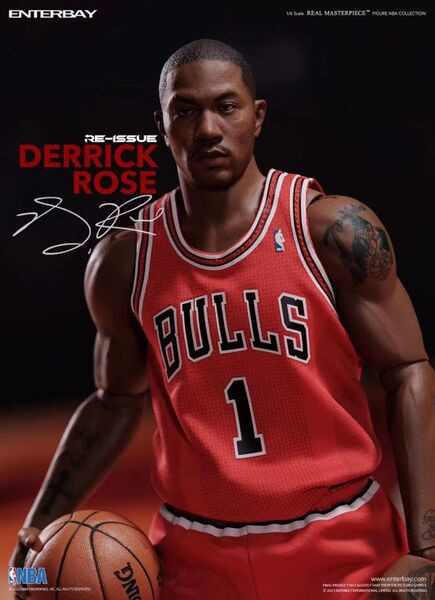 【售罄展示追加請私訊客服@toystationtw】NBA  Derrick Rose德里克‧羅斯 飆風玫瑰 蠟像級人偶 限量復刻版 X Enterbay正版授權 動漫,模型,玩具,gk,玩驛,火影,手辦,海賊,死神,航海王,獵人,阿拉蕾,七大罪,七龍珠,寶可夢,神奇寶貝,哥吉拉,宮崎駿,迪士尼,灌籃高手,鬼滅之日刃,一拳超人,蠟筆小新,咒術,鏈鋸人,進擊的巨人,妖精尾巴,我的英雄學院,我英,鋼鍊,鋼之煉金術師,新世紀福音戰士,EVA,間諜家家酒,Re0,漫威,dc,集美#hex#tsume#prime1#queen#tes#xm#野獸國#壽屋#數碼寶貝