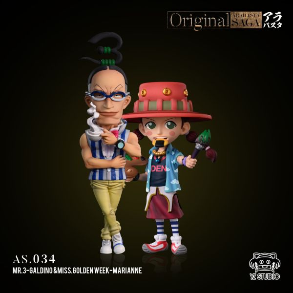 【預購】海賊王 阿拉巴斯坦篇034 Mr.3賈爾迪諾&miss.黃金周瑪麗安奴 X Yz 玩驛丨Toy station, GK雕像預購, GK雕像代購, GK雕像現貨, GK雕像修復, 咒術, 咒術迴戰, SCC玩具屋, 玩具給庫, NBA, 瘋公仔, 訂製雕像,模型,伯公仔,gk,玩驛,火影,夜風本舖,海賊,死神,航海王,獵人,阿拉蕾,七大罪,七龍珠,寶可夢,神奇寶貝,哥吉拉,宮崎駿,迪士尼,灌籃高手,鬼滅之刃,一拳超人,蠟筆小新,咒術,鏈鋸人,進擊的巨人,乙骨,我英